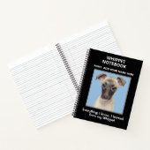 Notebook für Whippets Notizblock (Innenseite)