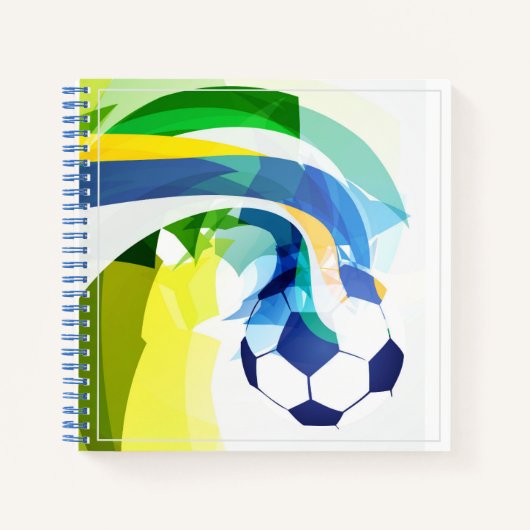Notebook-Fußball Notizblock (Vorderseite)