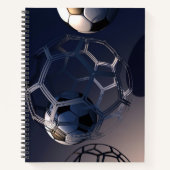 Notebook-Fußball Notizblock (Vorderseite)