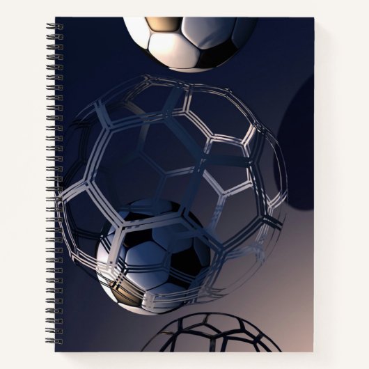Notebook-Fußball Notizblock (Vorderseite)