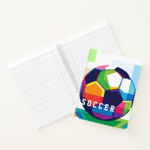 Notebook-Fußball Notizblock