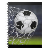 Notebook-Fußball Notizblock (Vorderseite)