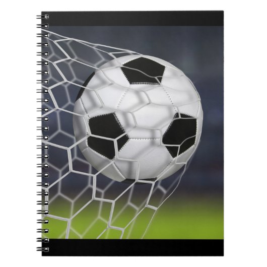 Notebook-Fußball Notizblock (Vorderseite)