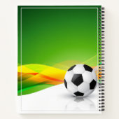 Notebook-Fußball Notizblock (Rückseite)