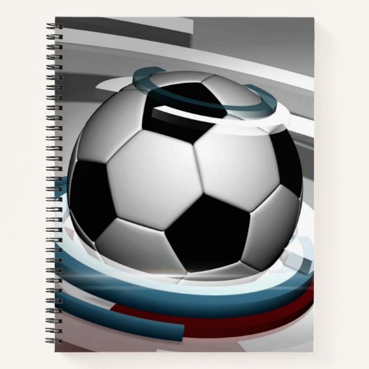 Notebook-Fußball Notizblock (Vorderseite)