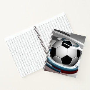 Notebook-Fußball Notizblock