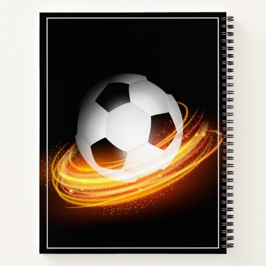 Notebook-Fußball Notizblock (Rückseite)