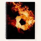 Notebook-Fußball Notizblock (Vorderseite)