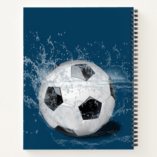 Notebook-Fußball Notizblock (Rückseite)