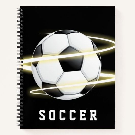 Notebook-Fußball Notizblock (Vorderseite)