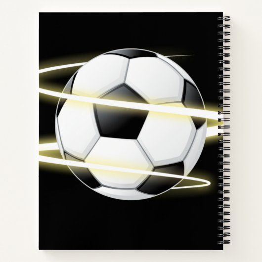 Notebook-Fußball Notizblock (Rückseite)