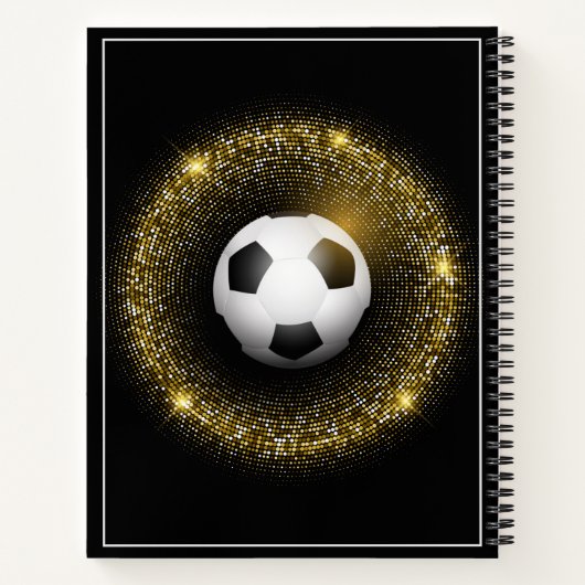 Notebook-Fußball Notizblock (Rückseite)