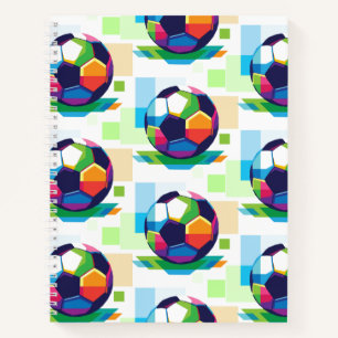 Notebook-Fußball Notizblock