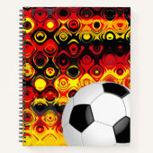 Notebook-Fußball Notizblock (Vorderseite)