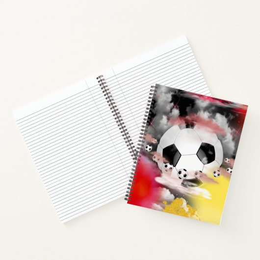Notebook-Fußball Notizblock (Innenseite)
