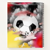 Notebook-Fußball Notizblock (Rückseite)