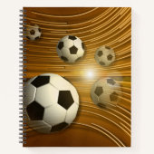 Notebook-Fußball Notizblock (Vorderseite)