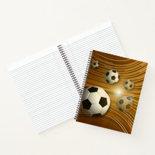 Notebook-Fußball Notizblock