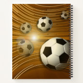 Notebook-Fußball Notizblock (Rückseite)