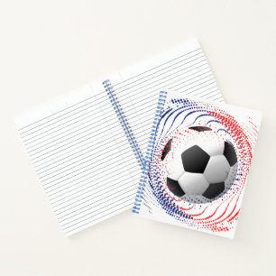 Notebook-Fußball Notizblock