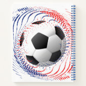 Notebook-Fußball Notizblock (Rückseite)