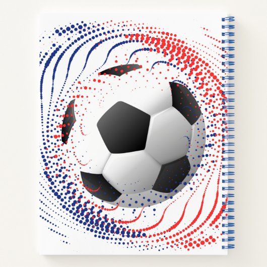 Notebook-Fußball Notizblock (Rückseite)