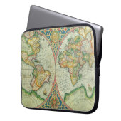 Notebook-Gehäuse für antike Karte Laptopschutzhülle (Vorderseite Links)