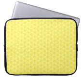 Notebook-Gehäuse mit goldgelben Mustern Laptopschutzhülle (Vorderseite)