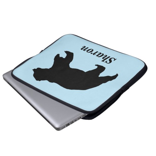 Notebook-Gehäuse mit individueller Bärenausstattun Laptopschutzhülle (Vorne Knopf)