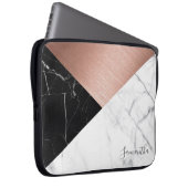 Notebook-Gehäuse mit personalisierter Rose Laptopschutzhülle (Vorne Rechts)