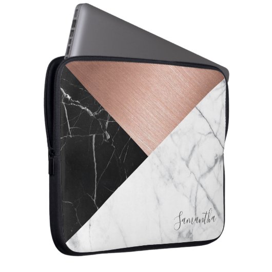 Notebook-Gehäuse mit personalisierter Rose Laptopschutzhülle (Vorne Rechts)