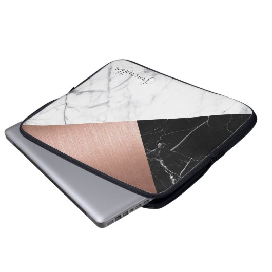 Notebook-Gehäuse mit personalisierter Rose Laptopschutzhülle (Vorne Knopf)