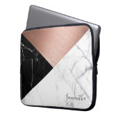 Notebook-Gehäuse mit personalisierter Rose Laptopschutzhülle (Vorderseite Links)