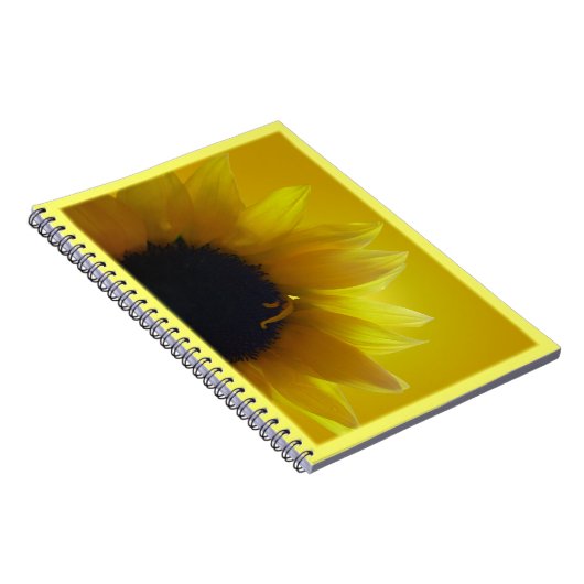 Notebook-Gelbe Blume Notizblock (Rechte Seite)