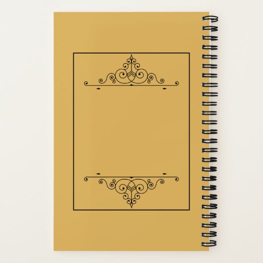 Notebook-Geschenk für personalisierte Individuelle Notizblock (Rückseite)