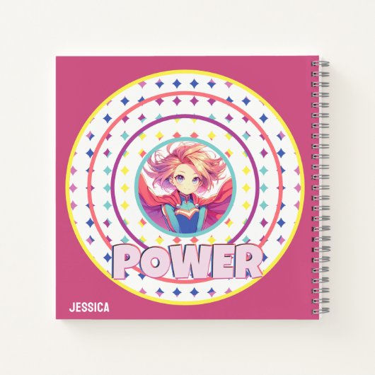 Notebook-Girl-Power Notizblock (Rückseite)