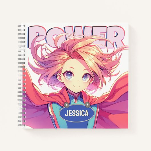 Notebook-Girl-Power Notizblock (Vorderseite)