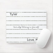 Notebook, Glaube niemals an Maus Pad! Mousepad (Mit Mouse)