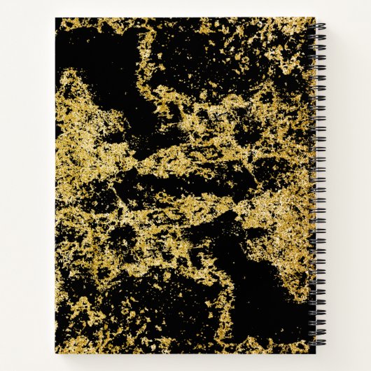 Notebook-Glitzer Notizblock (Rückseite)