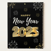 NOTEBOOK - GLÜCKLICHE NEUJAHRE PLANER (Rückseite)