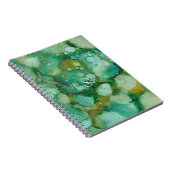 Notebook "Gold Dusted Blume" Personalisieren Notizblock (Rechte Seite)