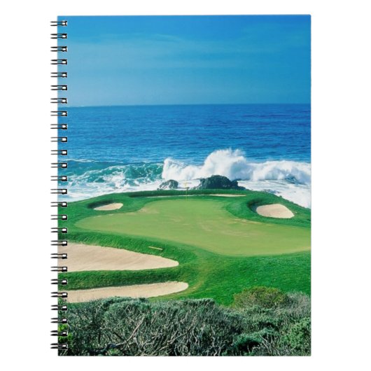 Notebook-Golfplatz Notizblock (Vorderseite)
