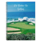 Notebook-Golfplatz Notizblock (Vorderseite)