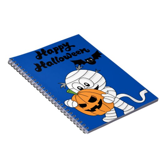 Notebook Halloween, Mumie Notizblock (Rechte Seite)