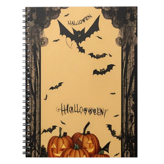 Notebook Halloween Notizblock (Vorderseite)