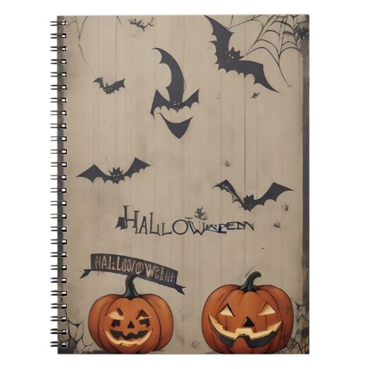 Notebook Halloween Notizblock (Vorderseite)