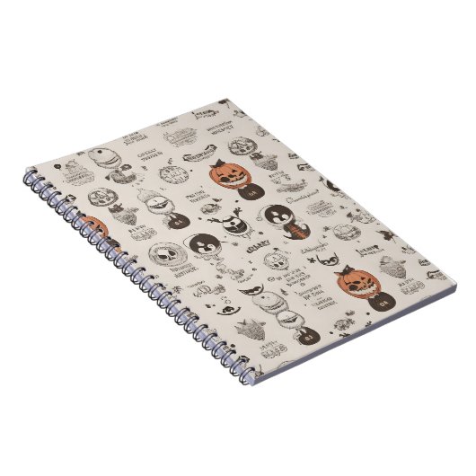 Notebook Halloween Notizblock (Rechte Seite)