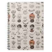 Notebook Halloween Notizblock (Vorderseite)