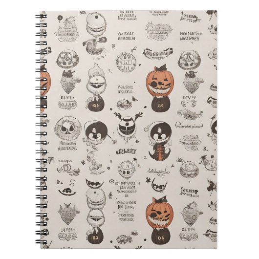 Notebook Halloween Notizblock (Vorderseite)