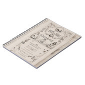 Notebook Halloween Vintag Notizblock (Linke Seite)